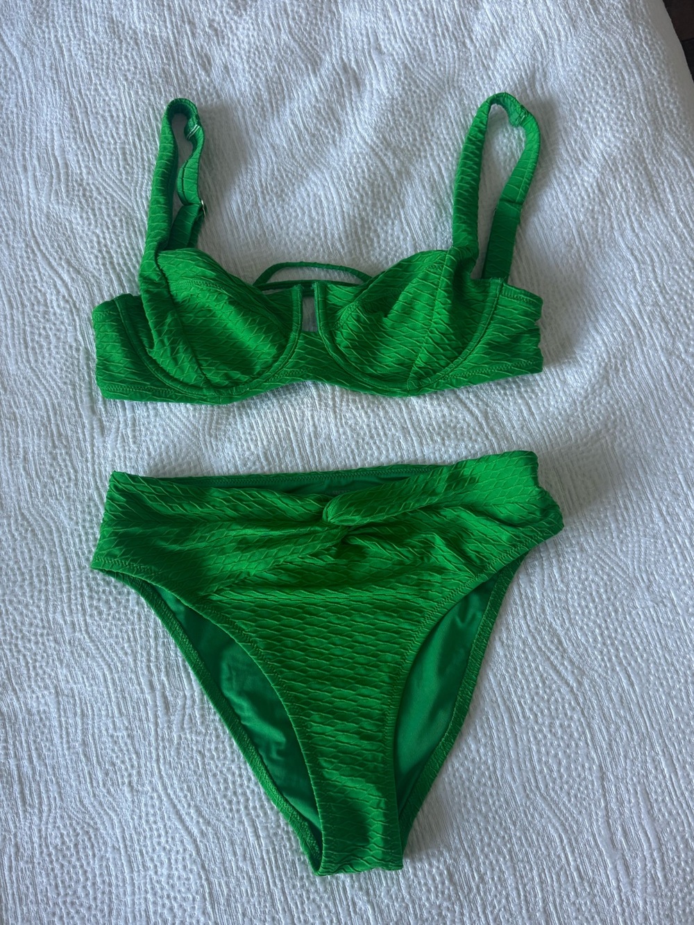 Victoria's Secret Bright Green Bikini Set